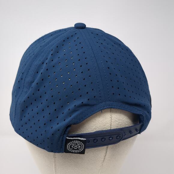 The Heartbeat Brand Snapback Trucker Hat Blue One Size Adjustable Lightweight - Picture 6 of 9